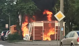 Seria pożarów wiat śmietnikowych na Chełmie. Możliwe podpalenia