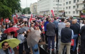 Wiec poparcia dla prezydenta Andrzeja Dudy w Gdyni