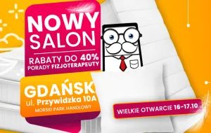 Promocje na otwarcie salonu Pan Materac w Gdańsku