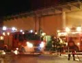 Nocny pożar supermarketu na Chełmie
