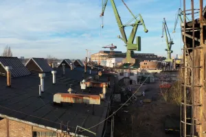 Śmiertelny wypadek w stoczni w Gdańsku. Mężczyznę przygniotła brama
