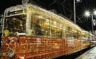 Świąteczny tramwaj wyrusza w trasę. Tym razem bez pasażerów