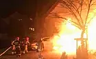 Kilka pożarów przez fajerwerki i wypadek pijanego kierowcy