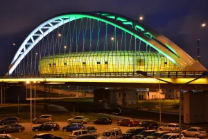 Stadion Gdańsk zaciska pasa. Rezygnuje z rzecznika, zdejmuje logo