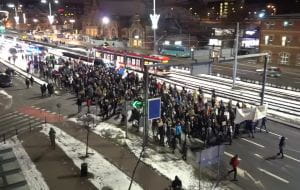 Mniej liczne protesty w Gdańsku i Gdyni