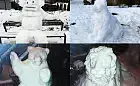 Śnieżne figury w Trójmieście