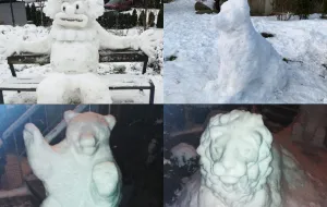 Śnieżne figury w Trójmieście