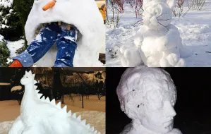 Wybierz najciekawsze zdjęcie rzeźby ze śniegu