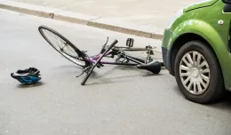 Dużo wypadków z rowerami w 2020