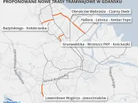 Nowe trasy tramwajowe w Gdańsku za pieniądze z Krajowego Programu Odbudowy