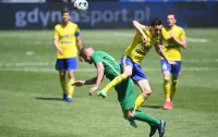 Arka Gdynia - Radomiak 0:2. Żółto-niebiescy o ekstraklasę zagrają w barażach