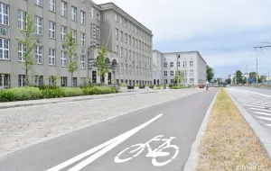 Powstała droga rowerowa przed Uniwersytetem Morskim