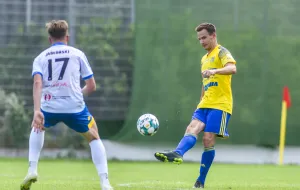 Arka Gdynia - Olimpia Elbląg 5:1 w sparingu. Martin Dobrotka zadebiutował golem
