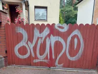 Zmasowany atak grafficiarzy w Gdyni