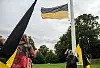 Czarno-żółta flaga na Górze Gradowej