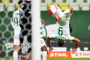 Lechia Gdańsk - Piast Gliwice 1:0. Łukasz Zwoliński robił salta po golu