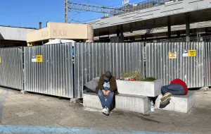 Dworzec jak przytułek dla bezdomnych