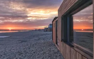 Jedyne w Polsce sauny na plaży z widokiem na morze