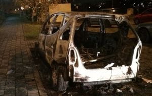 Sprawca podpalenia samochodu na Chełmie w rękach policji