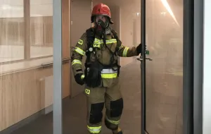 Pożar w Centrum Medycyny Nieinwazyjnej w Gdańsku