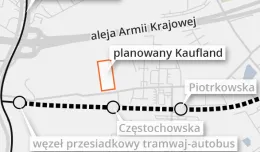 Plan budowy hipermarketu przy Nowej Warszawskiej
