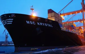 Do Gdyni wpłynął największy kontenerowiec w historii portu