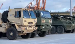 Amerykański sprzęt wojskowy w Porcie Gdynia