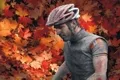 Jesienny rowerzysta