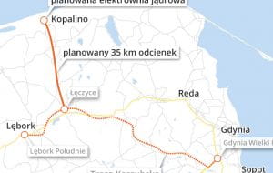 Nowa droga od Trasy Kaszubskiej do elektrowni jądrowej
