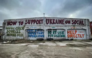 Murale Mariusza Warasa instrukcją w sprawie Ukrainy