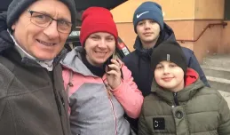 Ojciec z synem przejechali 3,5 tys. km, by pomóc Ukraińcom spod granicy
