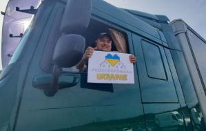 Cztery TIR-y z pomocą humanitarną pojechały do Lwowa
