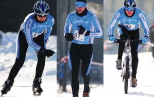 Trójmiejscy zawodnicy brylują w zimowym triathlonie!