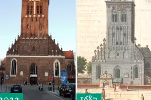 Gdańsk dzisiaj i kilka wieków temu na zdjęciach i rysunkach