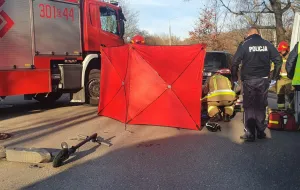Śmiertelny wypadek na ul. Potokowej. Auto uderzyło w hulajnogę