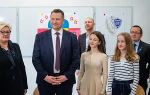 Minister Czarnek odwiedził ukraińskich i polskich uczniów