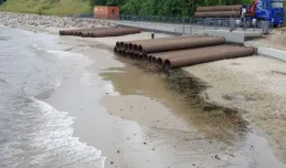 Zaczyna się odzyskiwanie plaży w Orłowie