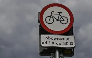 Mandaty dla rowerzystów na molo i Monciaku