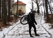 Kalwaria Wejherowska zwana Kaszubską Jerozolimą (zimą)