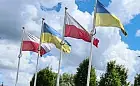 Pytania o ukraińskie flagi na ulicach
