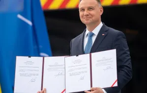Andrzej Duda w Gdyni podpisał ustawy ws. akcesji Szwecji i Finlandii do NATO