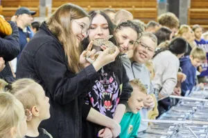 Modliszki, gekony, węże i pająki. Targi terrarystyczne w Ergo Arenie