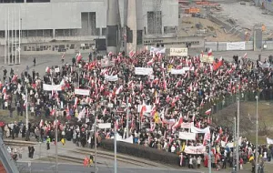 Wielotysięczna manifestacja w śródmieściu Gdańska