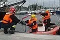 Wyciek paliwa w marinie - strażacy ćwiczyli