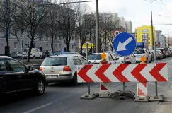 Kolejne zwężenie na ul. Morskiej. Teraz drugi pas