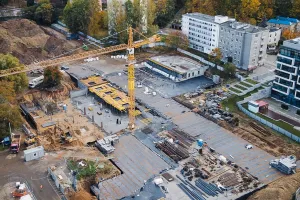 Park Centralny: podziemny parking ma już strop