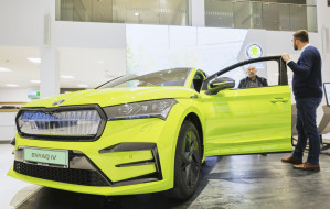 Skoda Enyaq Coupe RS iV z zasięgiem ponad 500 km przedpremierowo w Gdańsku