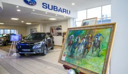 Wystawa obrazów w... salonie Subaru