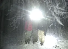 Wspomnienia z Wiosennego Tułacza, w zimowej scenerii