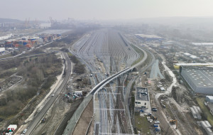 Nowe wiadukty w Gdyni. Dłuższe i cięższe pociągi w porcie